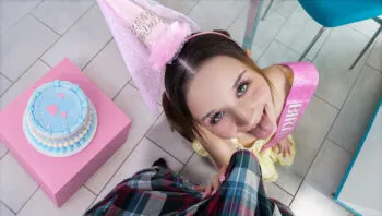 “Your Cock Is My Birthday Wish” – She Is Old Enough for an Orgasm Now